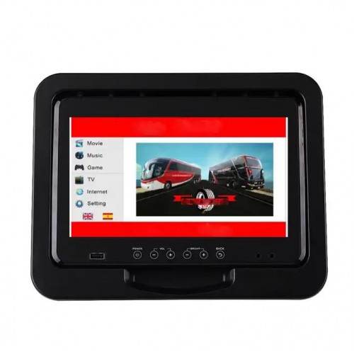 Train Bus android G+G display Vod System &bus Seat Monitor 10.1inch