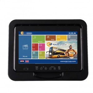 Customized Advertising Bus Monitor &tour Coach Seat monitor With Wifi touch Display