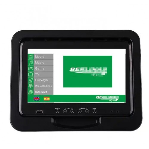 Bus Rear Seat wireless vod Entertainment System with super good quality android monitor