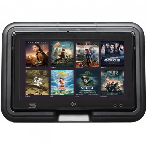 Bus Rear Seat wireless vod Entertainment System with super good quality android monitor